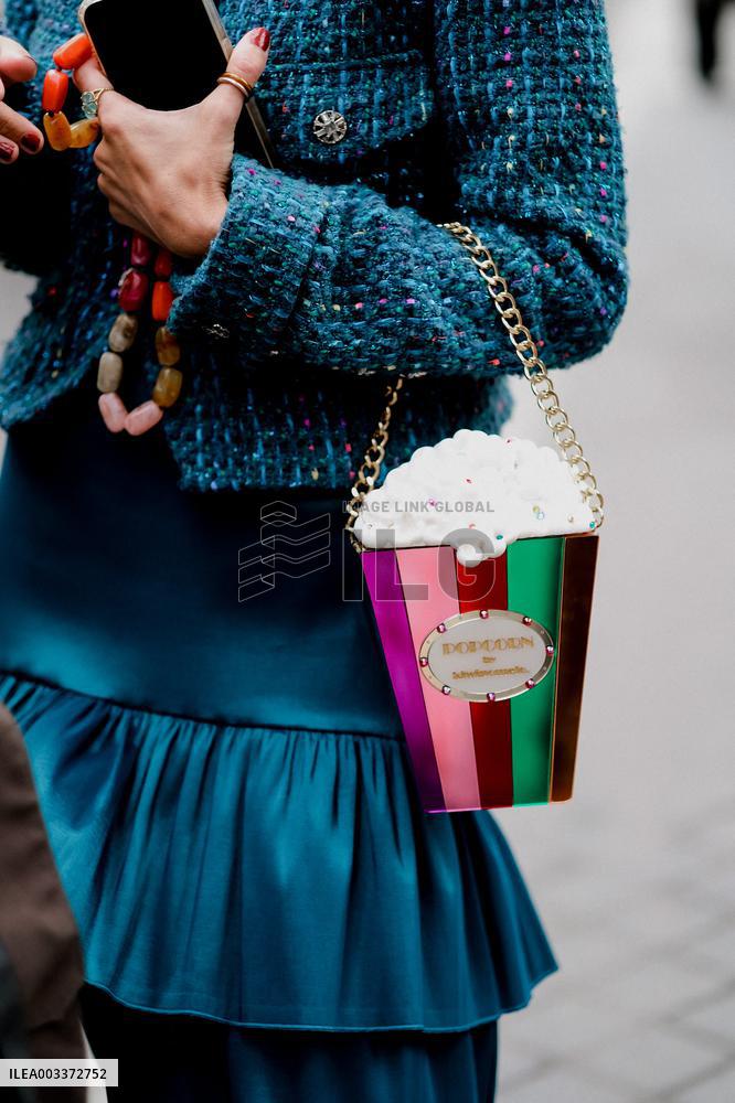 PFW - Roger Vivier Street Style
