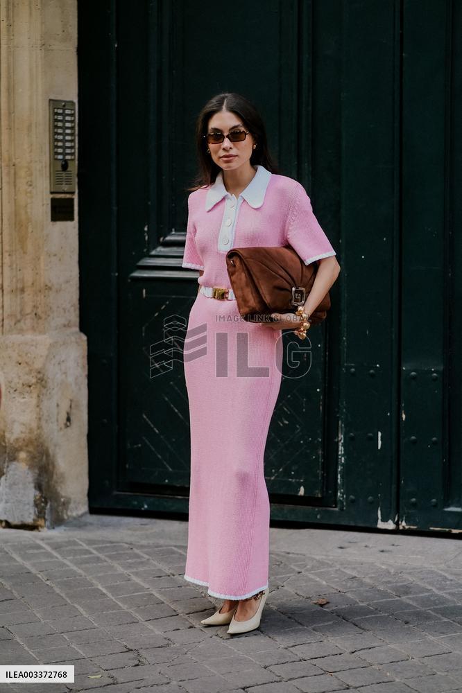 PFW - Roger Vivier Street Style