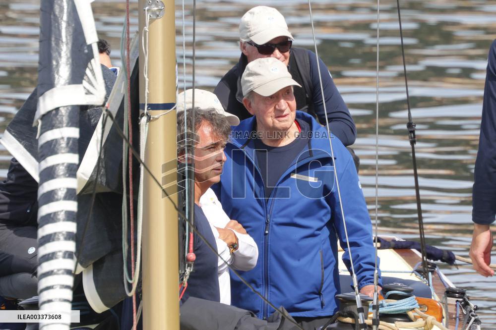 King Juan Carlos On Bribon Sailing Boat - Spain