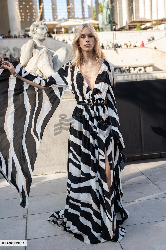 PFW - Arrivals At Elie Saab Show NB