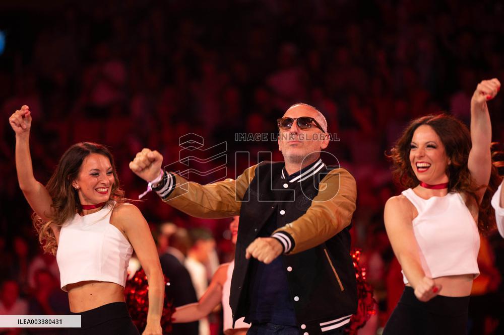 Gad Elmaleh Show At Basketball Match Half-Time - Monaco