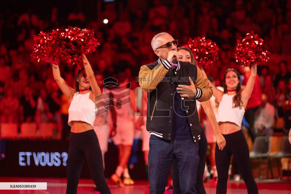 Gad Elmaleh Show At Basketball Match Half-Time - Monaco