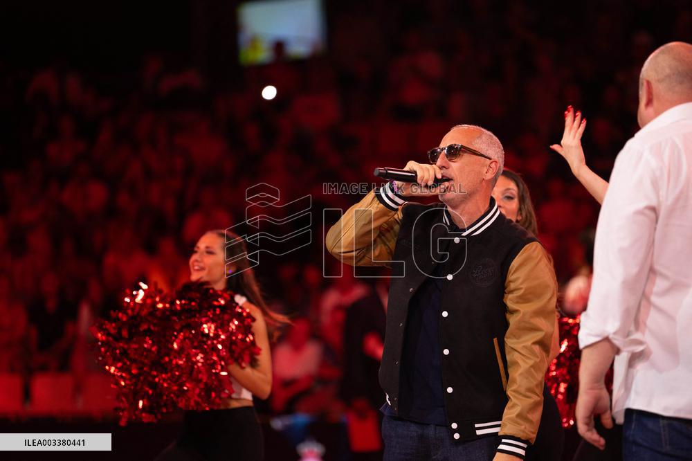 Gad Elmaleh Show At Basketball Match Half-Time - Monaco
