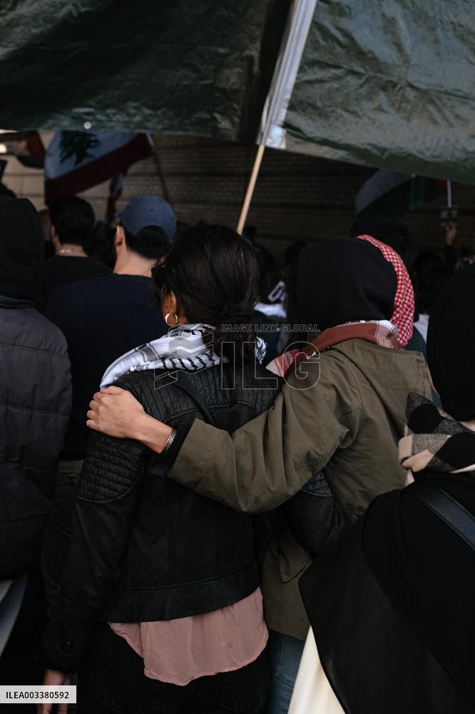 Pro Lebanon And Palestine Protest - Berlin