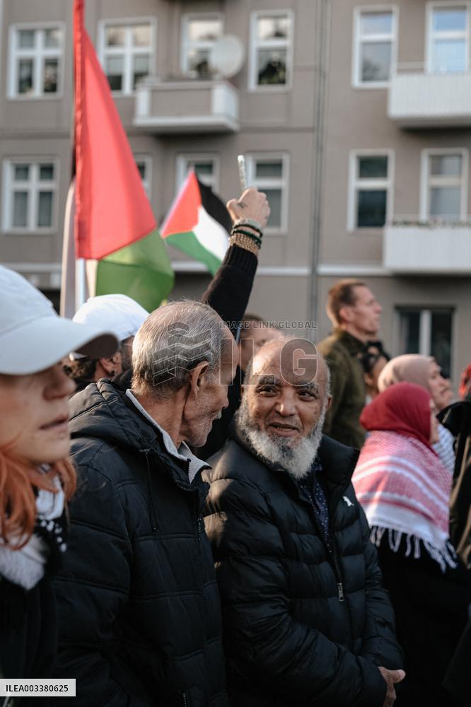 Pro Lebanon And Palestine Protest - Berlin