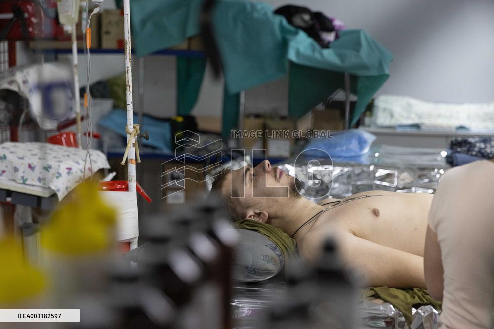 Injured Ukrainian Servicemen At Hospital - Donetsk Region