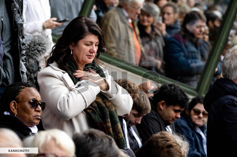 Pope Francis Leads Mass At King Baudouin Stadium - Brussels