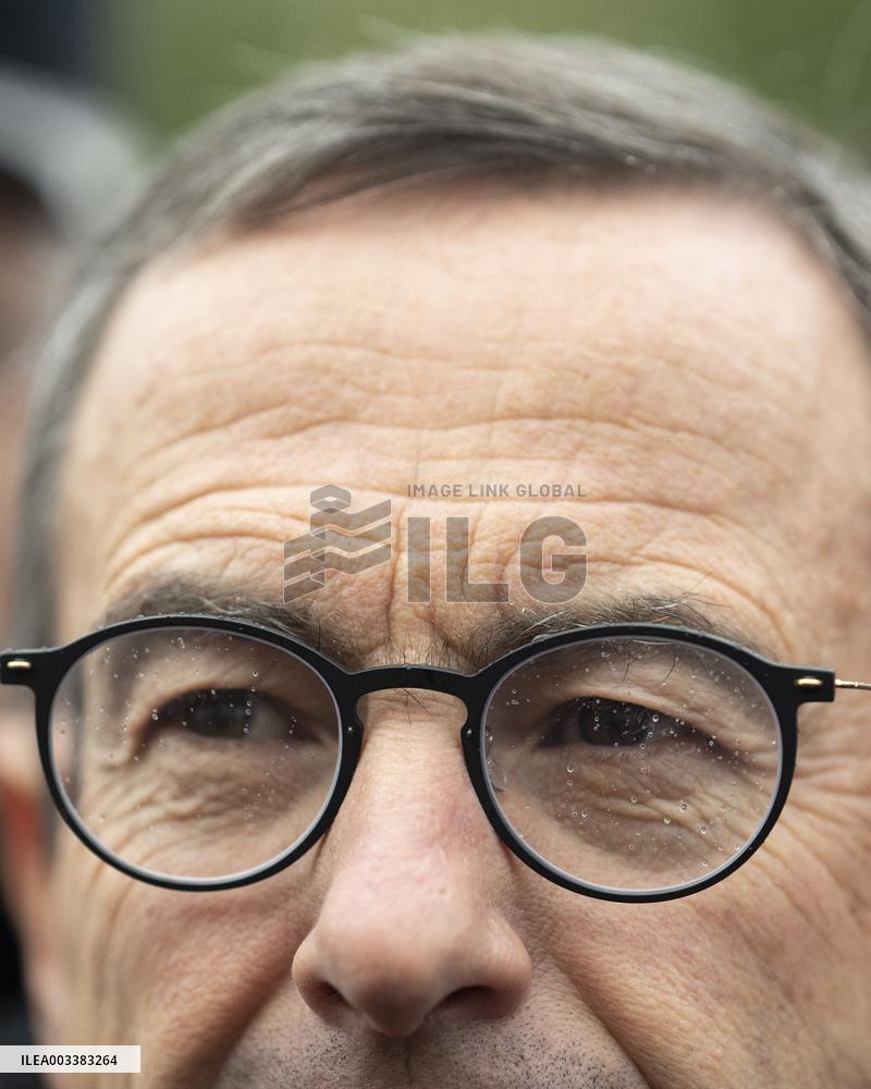 Michel Barnier and Bruno Retailleau at 130th "Congres National des Sapeurs-Pompiers de France" - Macon