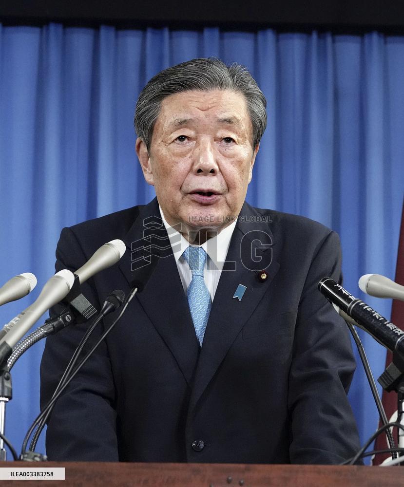 Japan's ruling LDP's new secretary general Moriyama