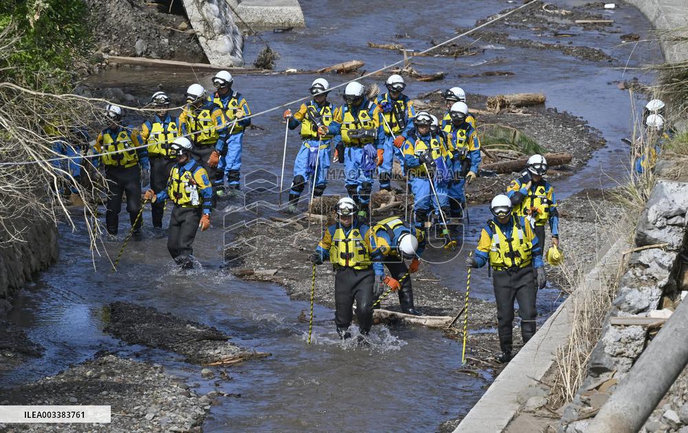 Aftermath of heavy rain in Ishikawa Pref.