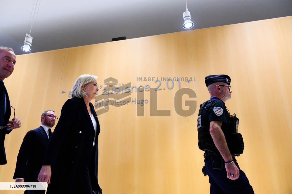 Trial Of RN Parliamentary Assistants - Paris