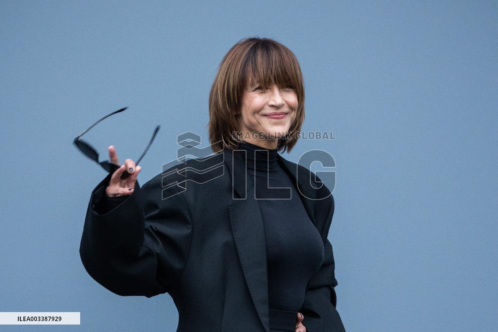 PFW - Arrivals At Balenciaga Show NB