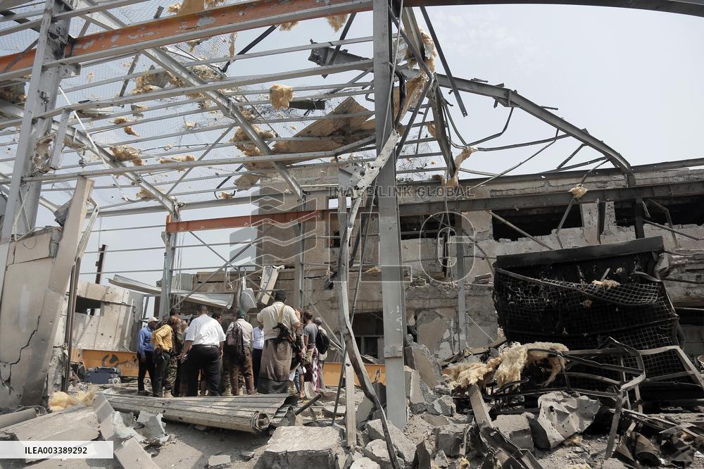 Israel Strikes Power Station Of The Hodeidah Port - Yemen