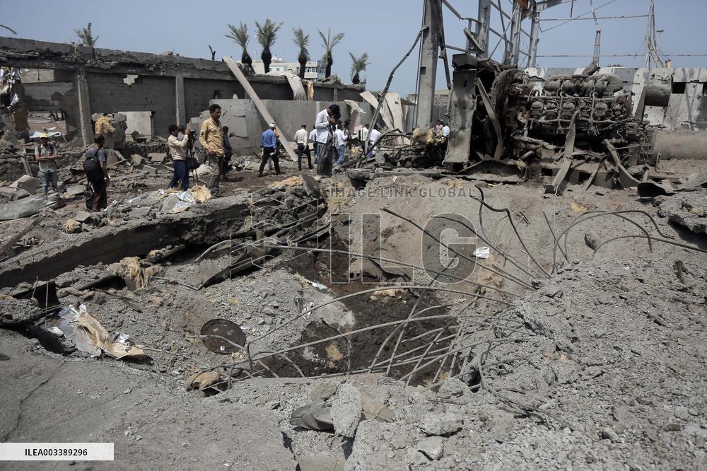 Israel Strikes Power Station Of The Hodeidah Port - Yemen