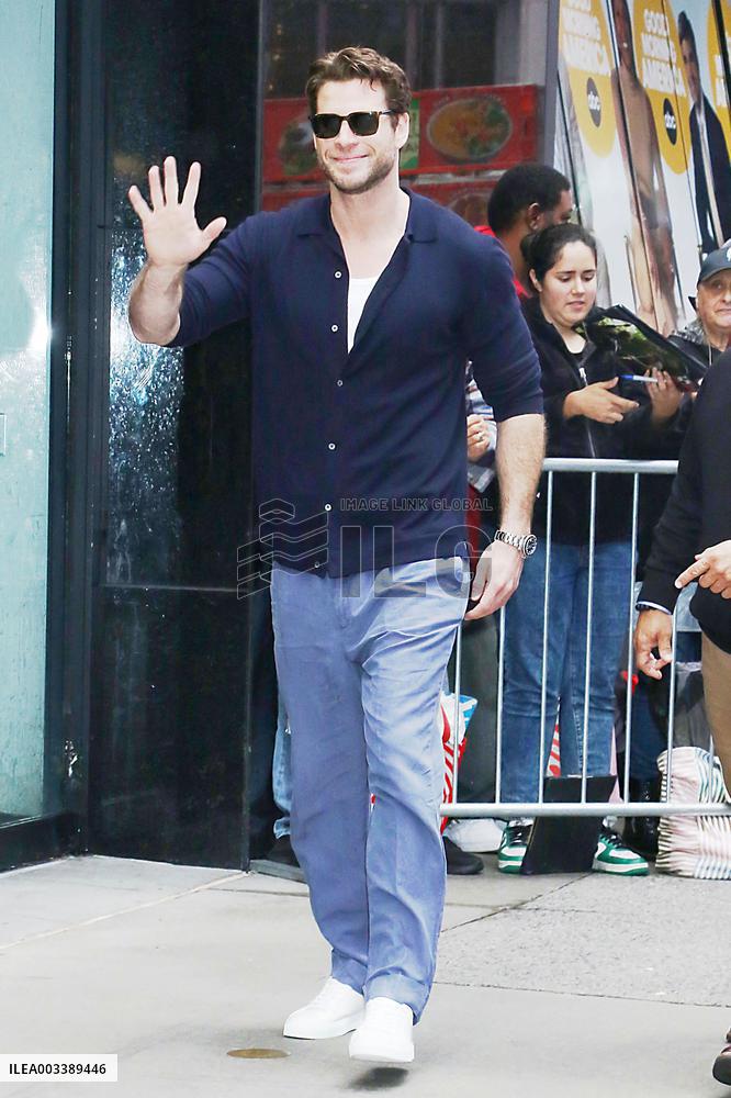 Liam Hemsworth At GMA - NYC