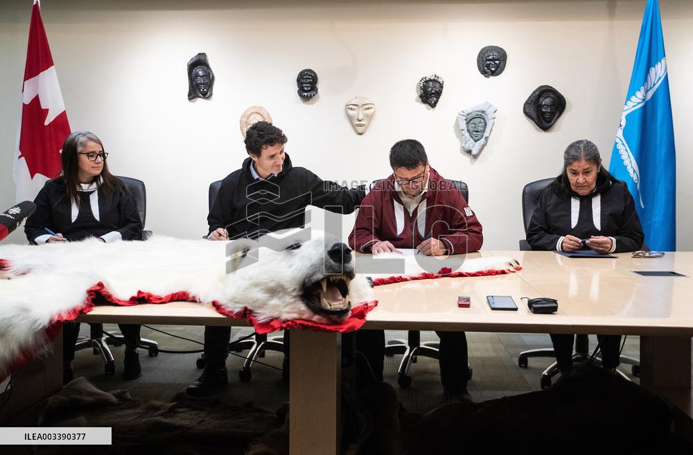 PM Trudeau During Truth And Reconciliation Day - Canada