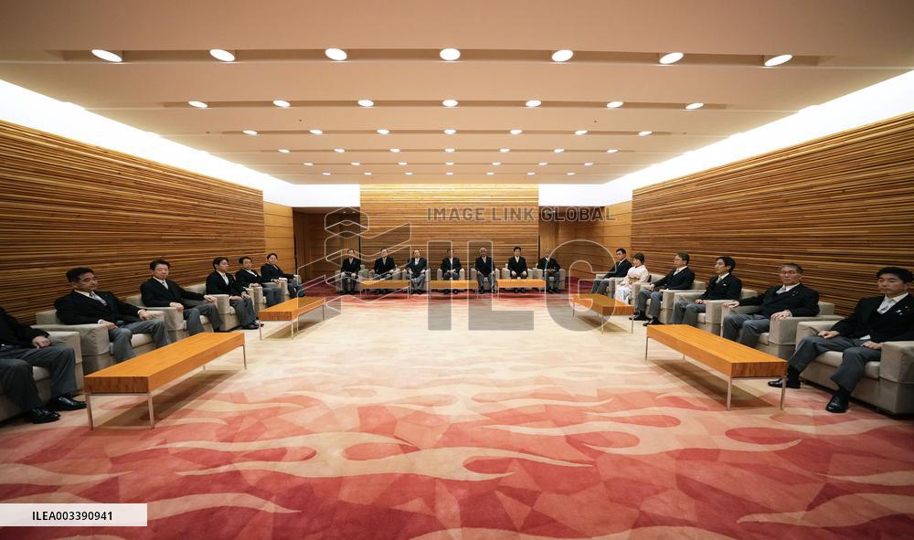 New Japan PM Ishiba holds 1st Cabinet meeting