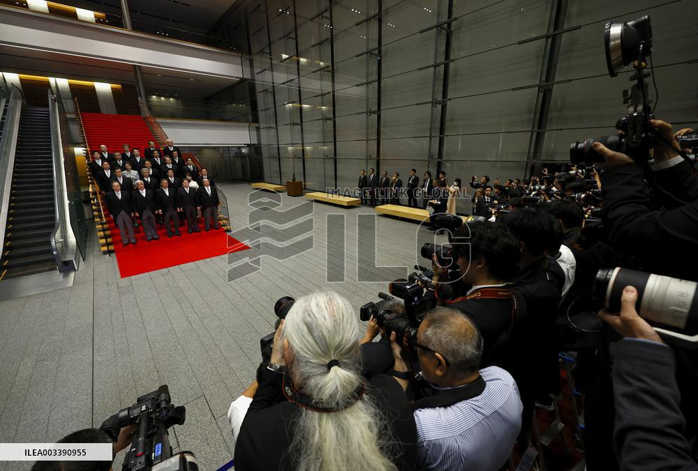 Inauguration of Japan PM Ishiba's Cabinet