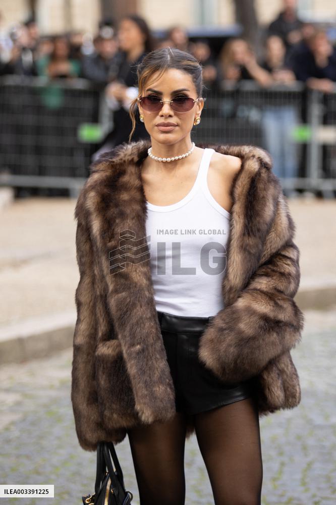 PFW - Arrivals At Miu Miu  Show NB