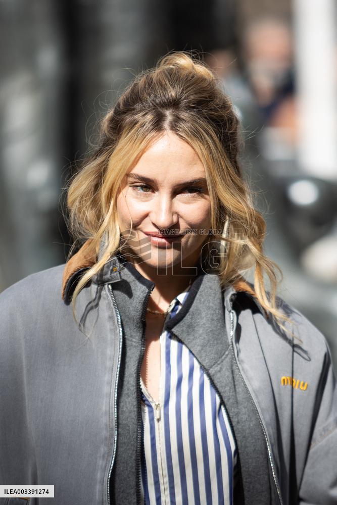 PFW - Arrivals At Miu Miu  Show NB