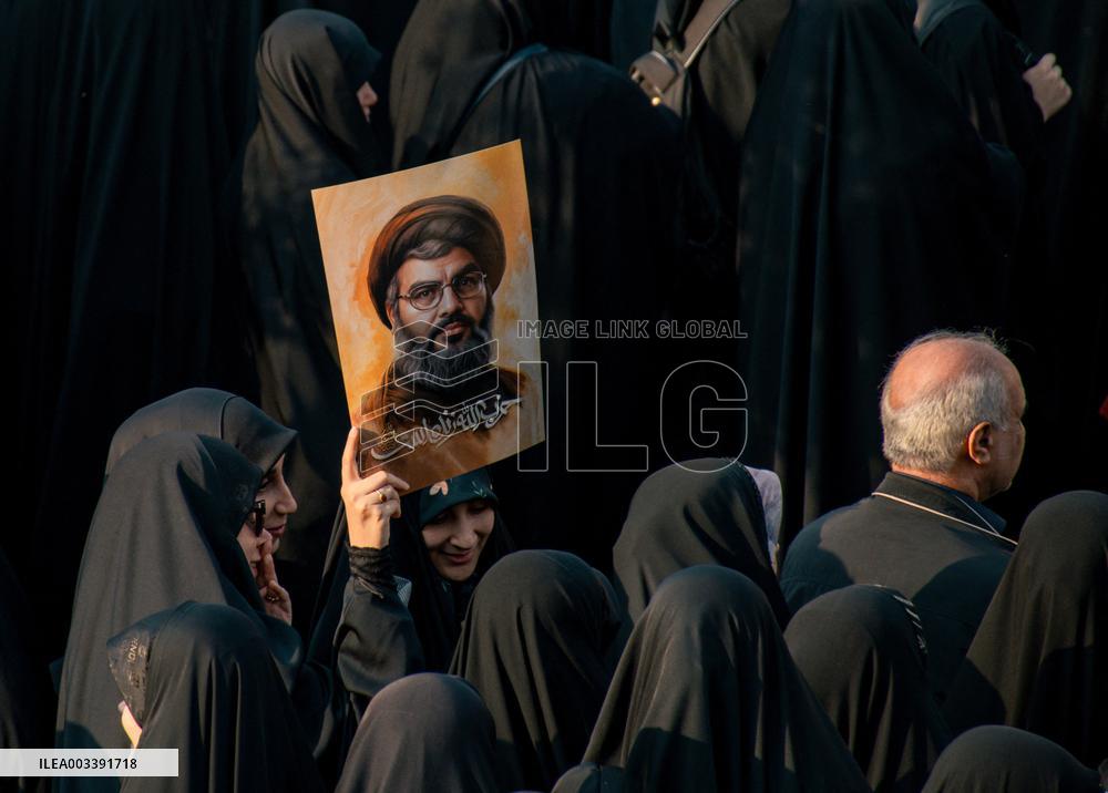 Iran Pro Hezbollah Funeral - Tehran