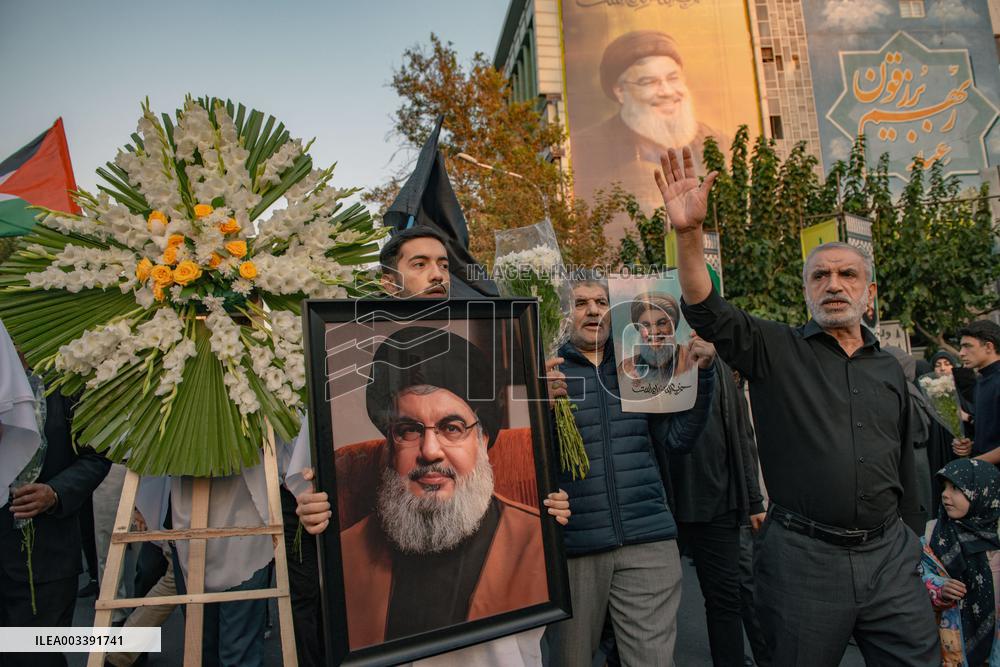 Iran Pro Hezbollah Funeral - Tehran