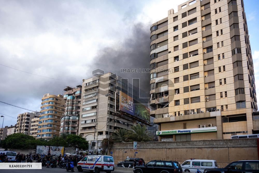 A New Israeli Air Strike - Beirut