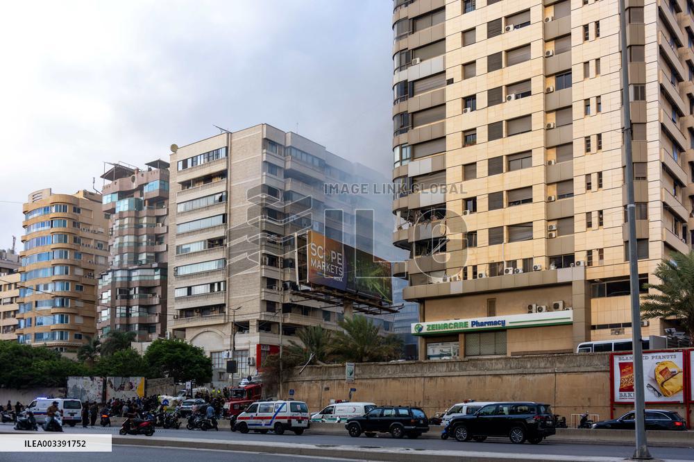 A New Israeli Air Strike - Beirut