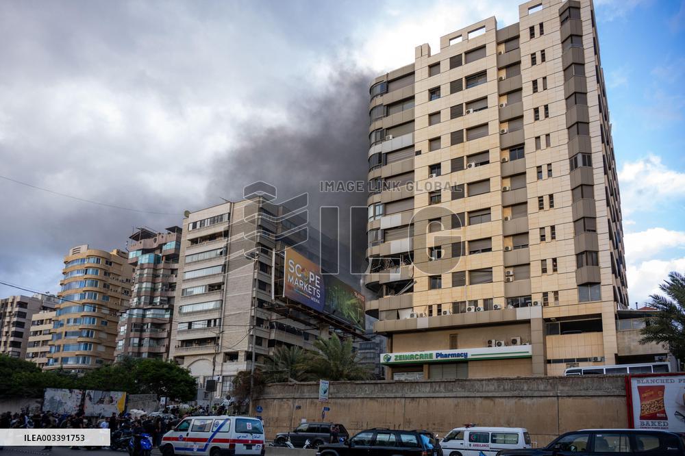 A New Israeli Air Strike - Beirut