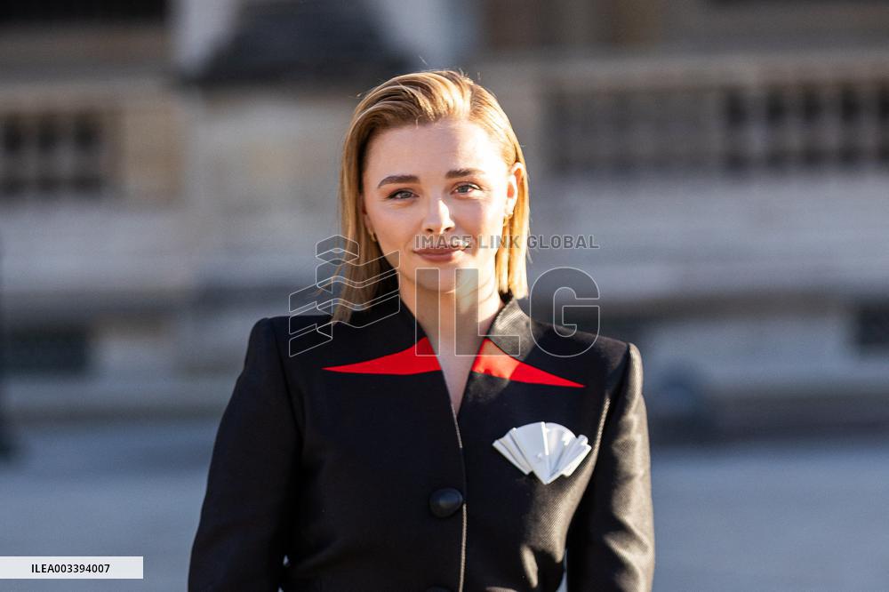 PFW - Arrivals At Louis Vuitton  Show NB