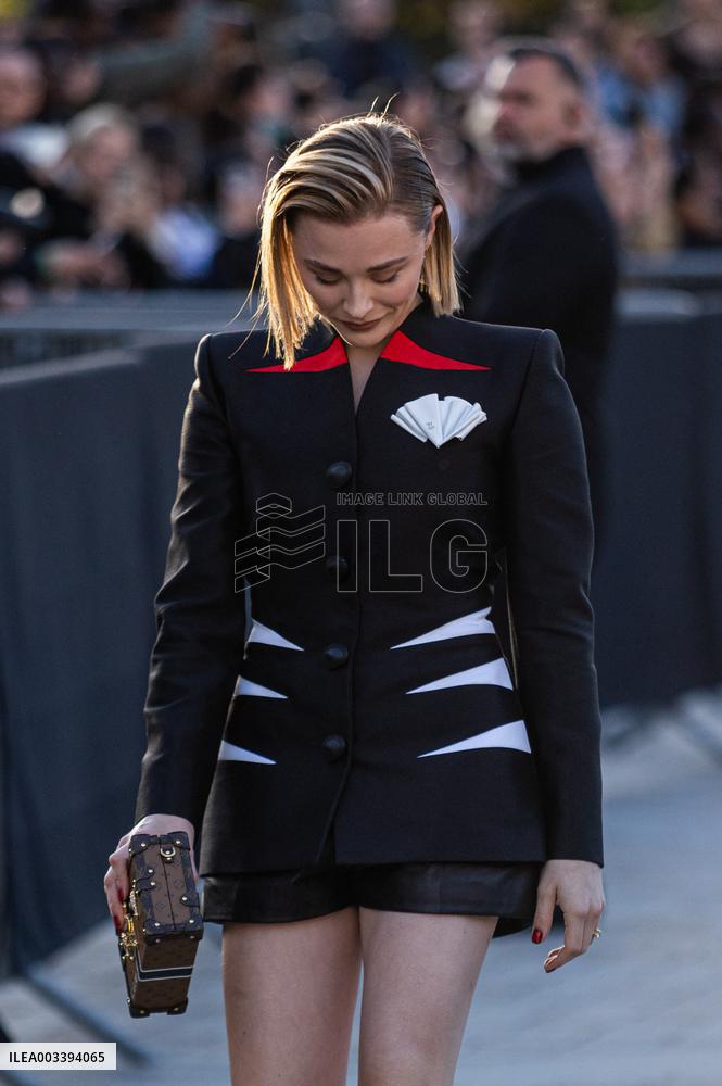 PFW - Arrivals At Louis Vuitton  Show NB