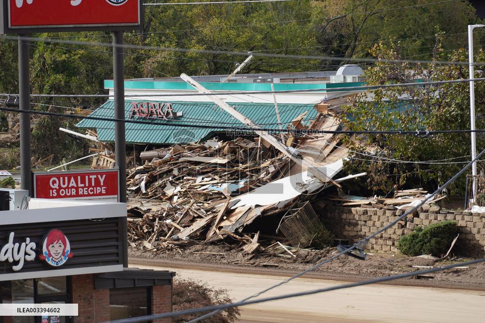 Aftermath of Hurricane Helene