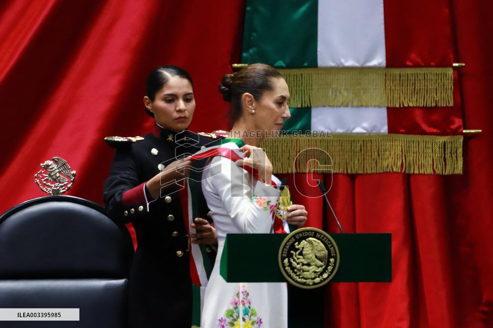Claudia Sheinbaum Sworn In As First Female President Of Mexico