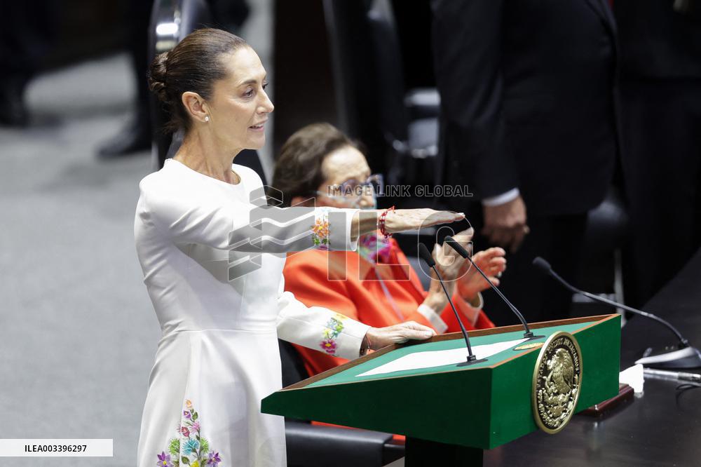 Claudia Sheinbaum Sworn In As First Female President Of Mexico
