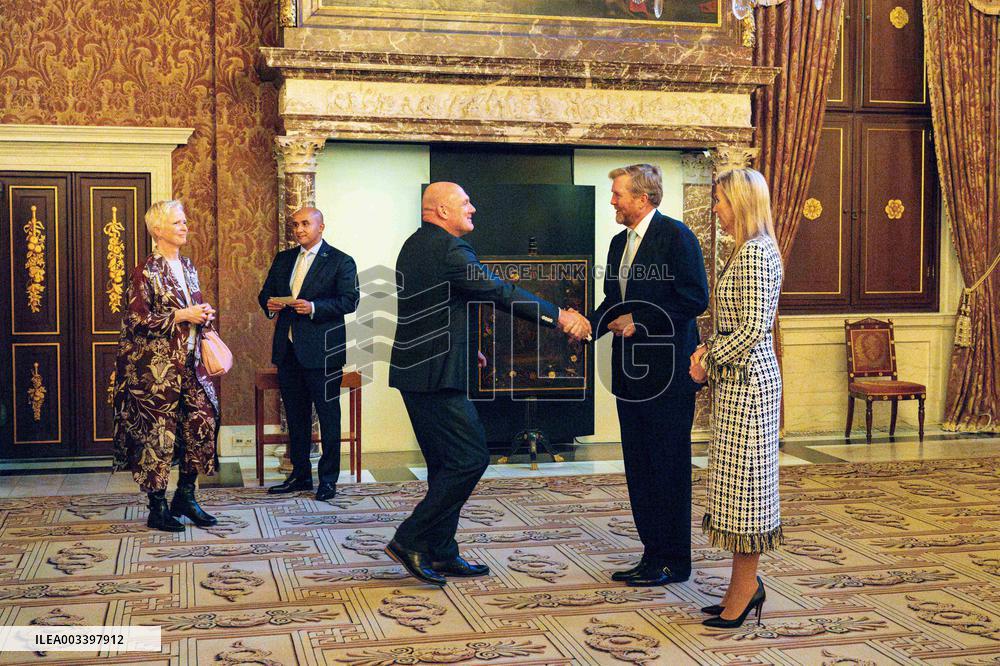 Royal Couple Receives Astronauts - Amsterdam