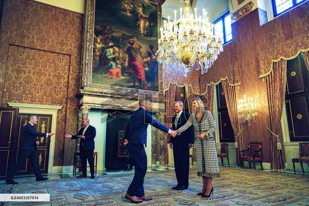 Royal Couple Receives Astronauts - Amsterdam