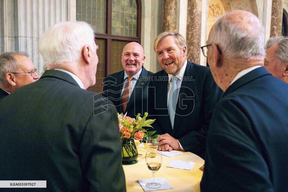 Royal Couple Receives Astronauts - Amsterdam