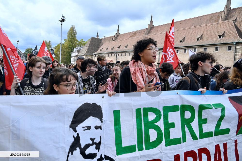 Inter-Union Demonstration - Strasbourg