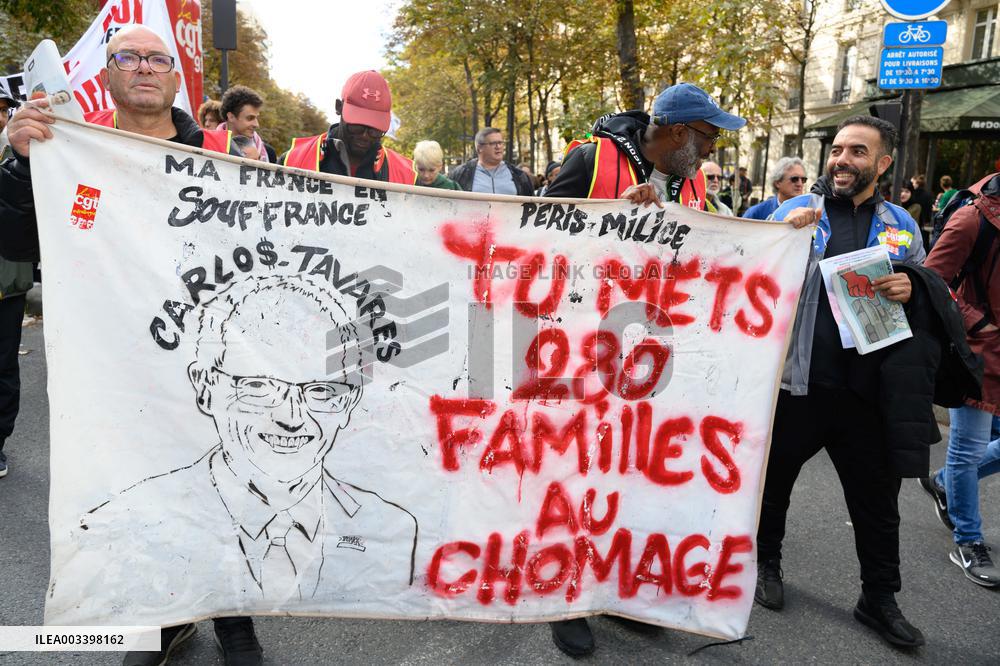 Inter-Union Demonstration - Paris