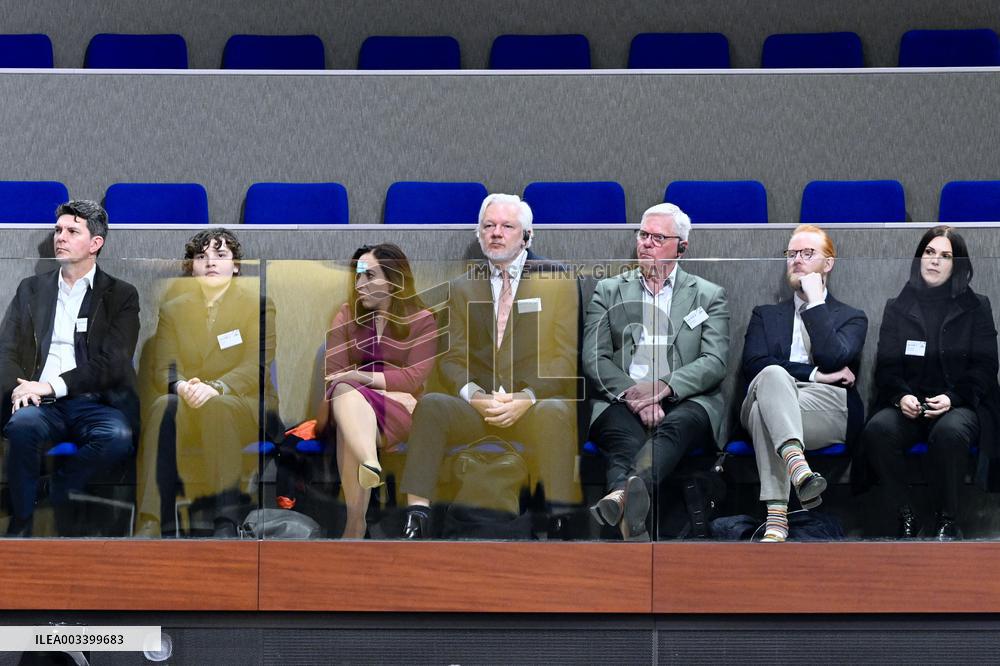 Julian Assange At Council Of Europe - Strasbourg