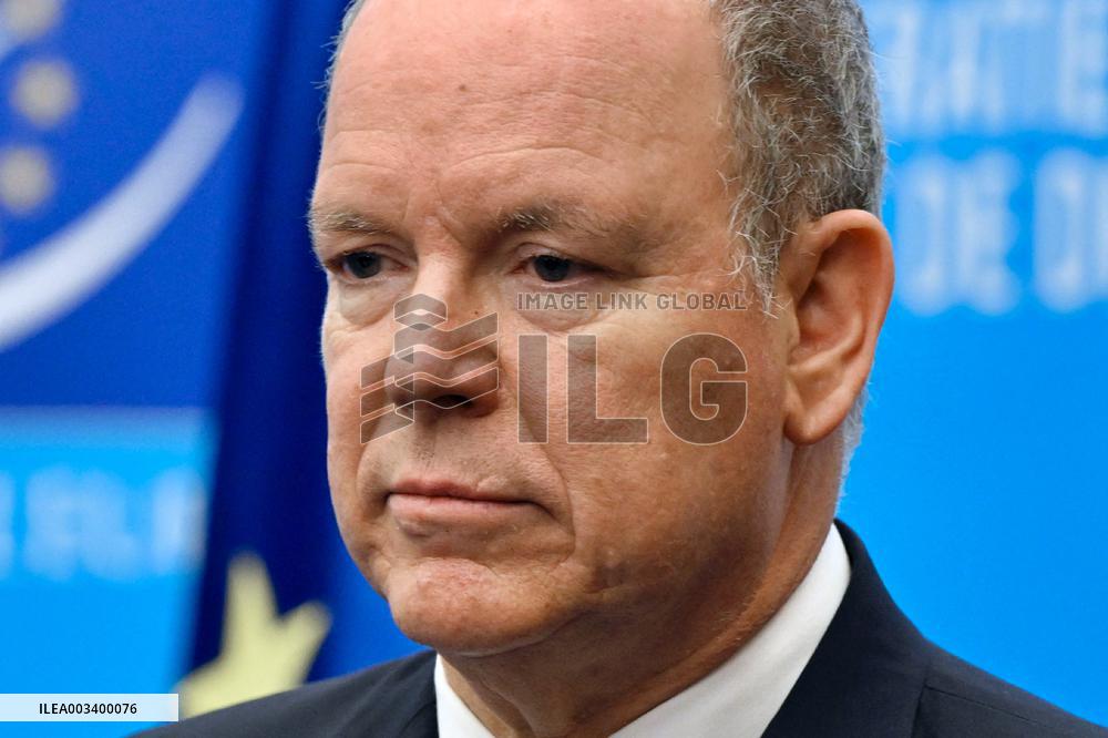 Prince Albert II At Council Of Europe - Strasbourg