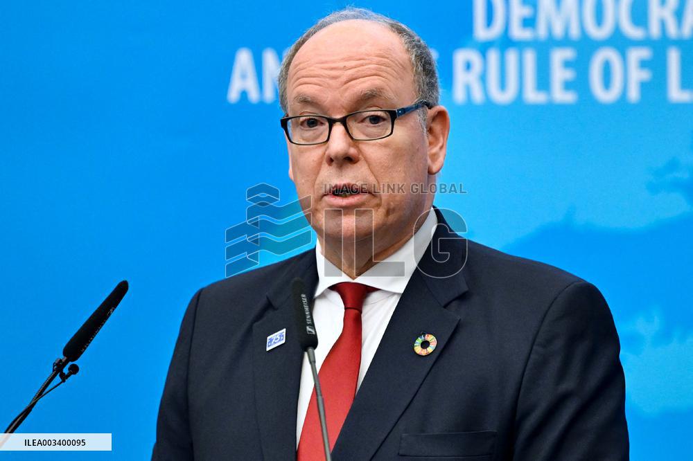 Prince Albert II At Council Of Europe - Strasbourg