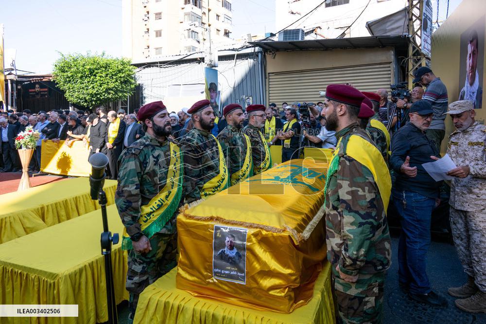 Hezbollah Leaders Funeral - Beirut