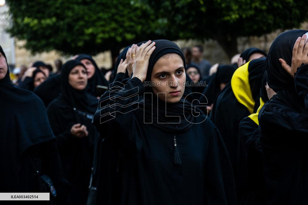 Hezbollah Leaders Funeral - Beirut