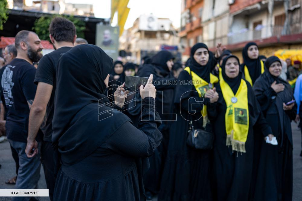 Hezbollah Leaders Funeral - Beirut