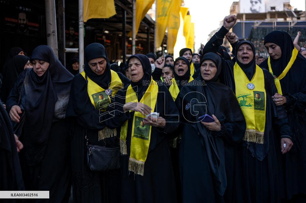 Hezbollah Leaders Funeral - Beirut