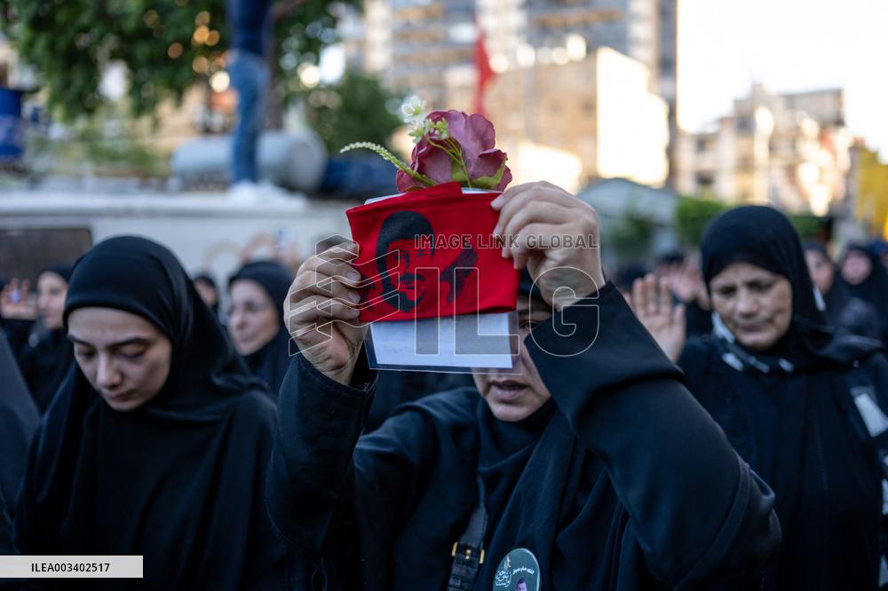 Hezbollah Leaders Funeral - Beirut