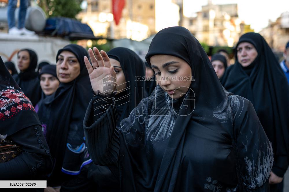 Hezbollah Leaders Funeral - Beirut