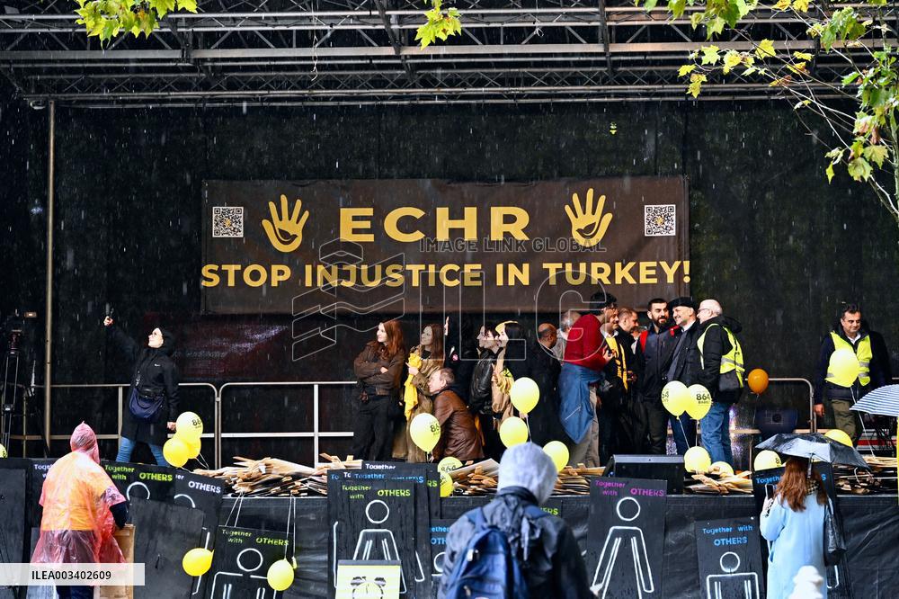 Turkish Community Demonstrates At Council Of Europe - Strasbourg