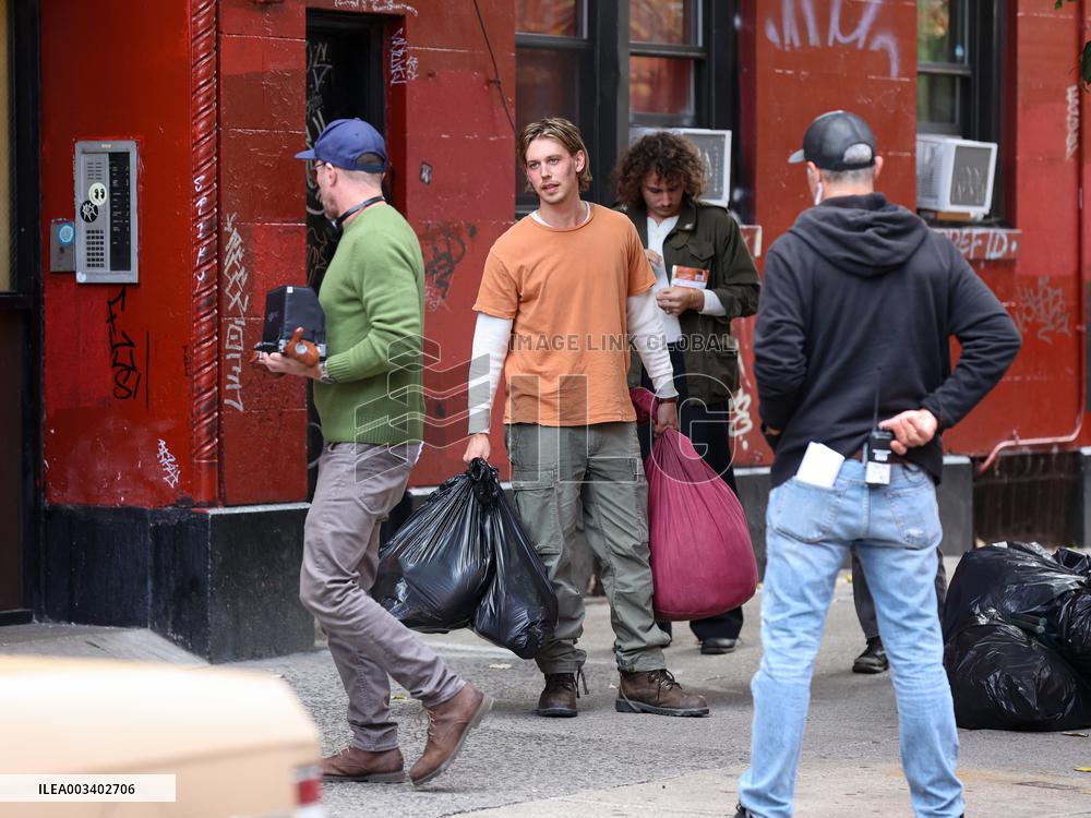 Austin Butler On Set - NYC